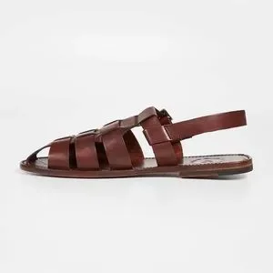 Grenson Quincy Sandals, 6 UK Quincy | Mens Sandals in Tan Handpainted Calf Leather  main image 4